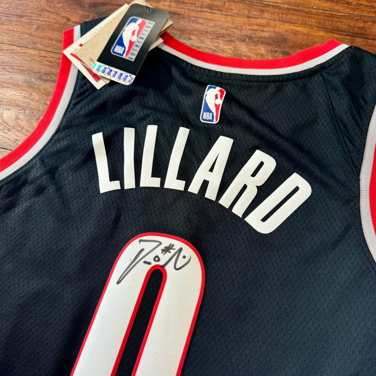 Nike Dri-Fit Damian Autographed Damian Lillard Jersey Sz L