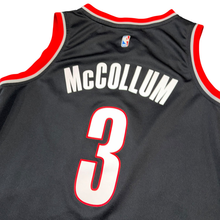 Fanatics Portland Trail Blazers CJ McCollum Jersey Sz YM
