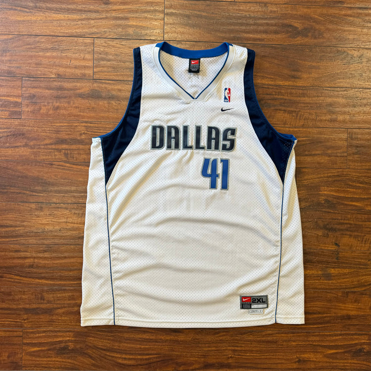 Nike 00’s Dirk Mavs Jersey Sz 2X