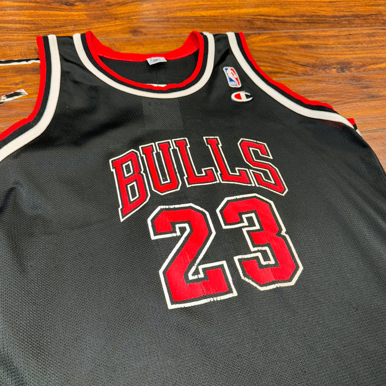 Champion Chicago Bulls MJ Jersey Sz YXL