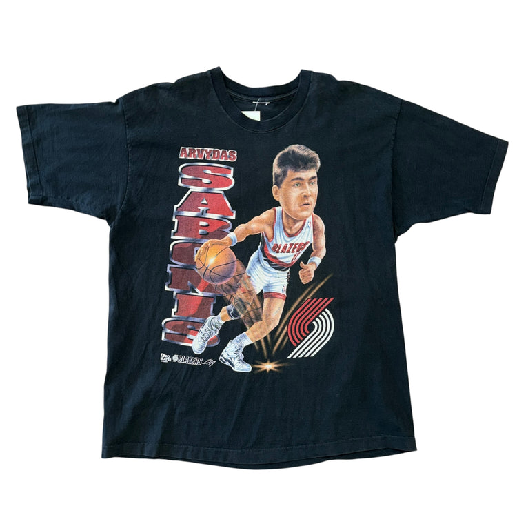 Pro Player 90’s Portland Trail Blazers Arvydas Sabonis Tee Sz 2X