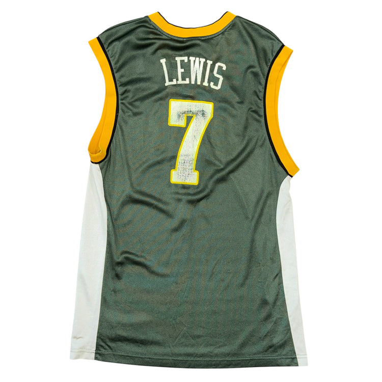Reebok 00’s Seattle SuperSonics Rashaad Lewis Away Jersey Sz M