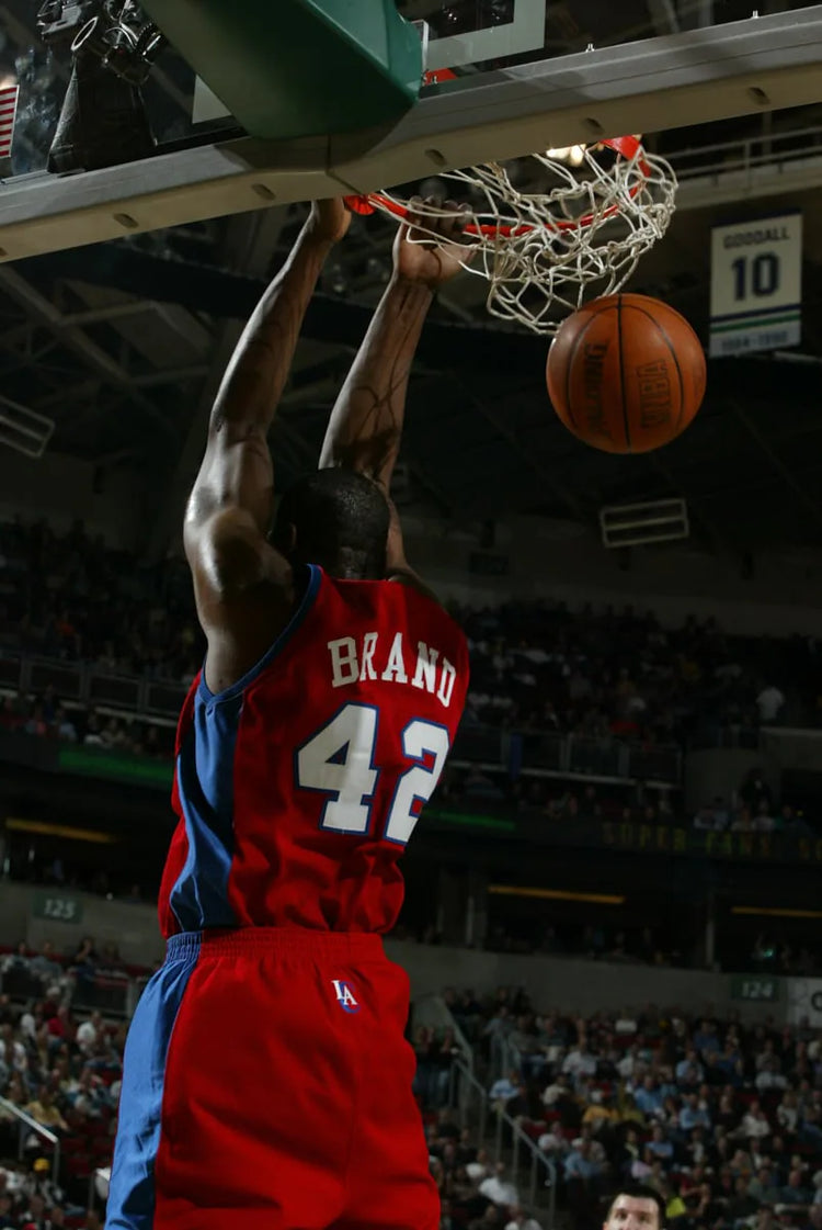 Reebok 00’s Los Angeles Clippers Elton Brand Away Jersey Sz M