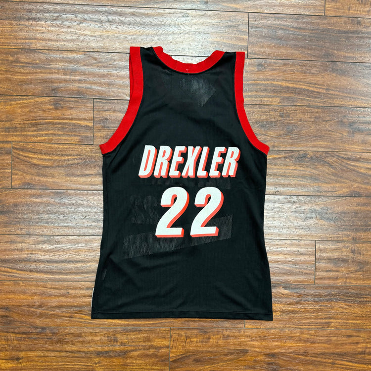 Champion Blazers Clyde Drexler Jersey Sz M