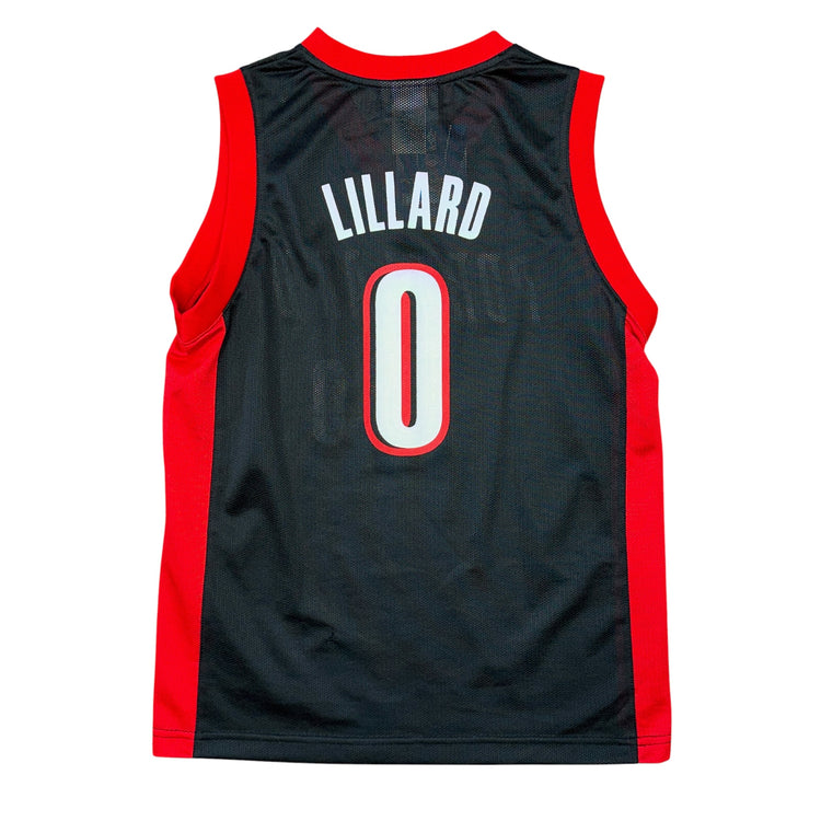 NBA Portland Trail Blazers Damian Lillard Away Jersey Sz YL