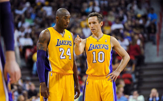 Adidas Los Angeles Lakers Steve Nash Home Jersey Sz S