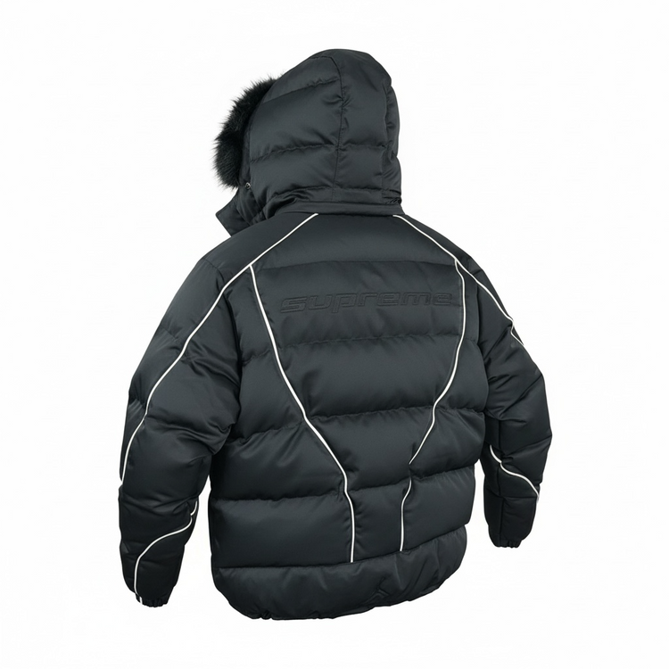 NWT Jordan X Supreme Puffer Jacket Sz M