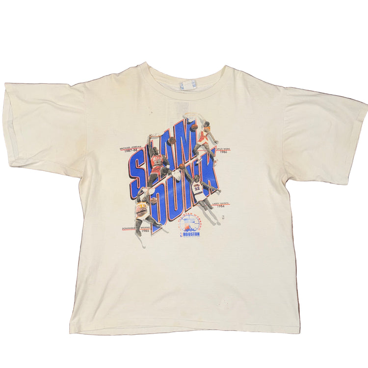 Salem Sportswear 1989 Dunk Contest Tee Sz XL