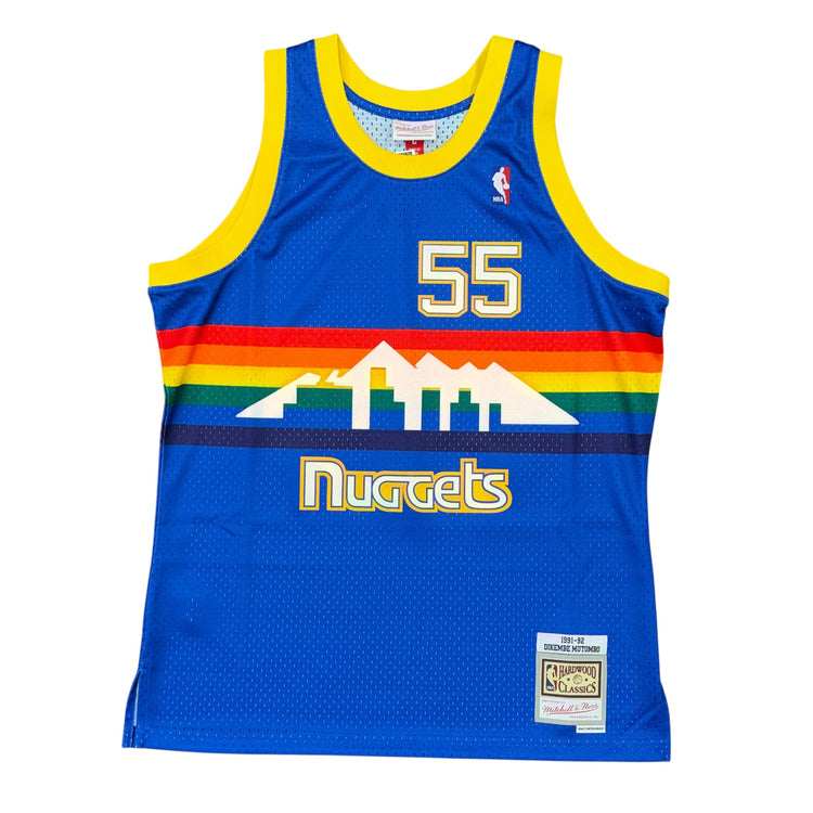 Mitchell & Ness Denver Dikembe Mutombo Jersey Sz L