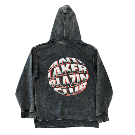 PREOWNED TRILLBLAZIN Anti Lakers Blazers Club Hoodie Sz L