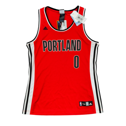 NWT NBA4Her Portland Trail Blazers Damian Lillard Jersey Sz M