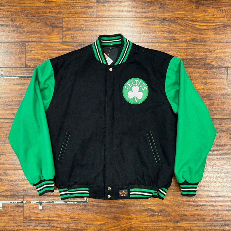 Jeff Hamilton Boston Celtics Reversible Jacket Sz XL