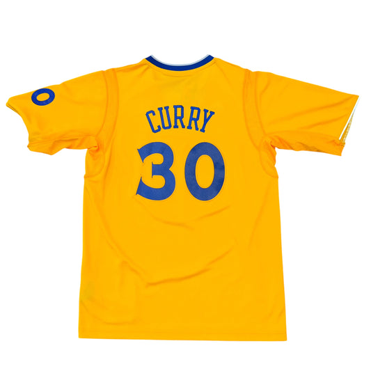 Adidas Golden State Warriors Stephen Curry 2013 Christmas Sleeved Jersey Sz M