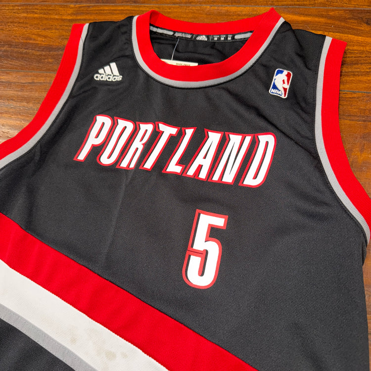 Adidas Portland Trail Blazers Rudy Fernandez Jersey Sz YM