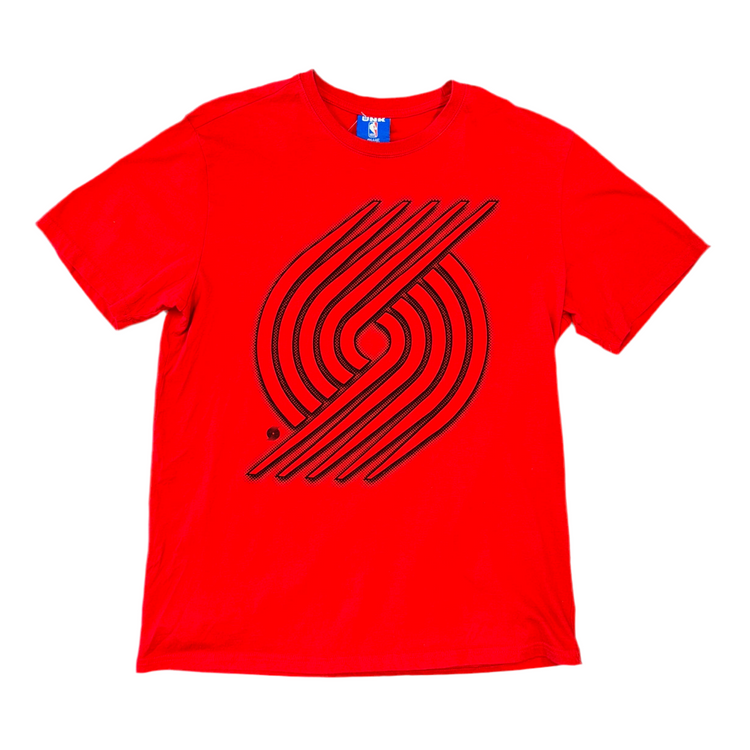 UNK Portland Trail Blazers Pinwheel Tee Sz L