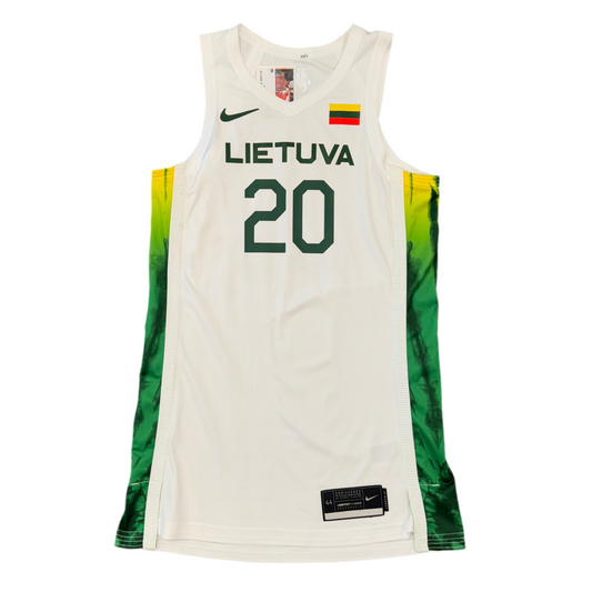 Nike 2020 Olympics Team Issued Lithuania SAMPLE Jersey Sz M + 4”