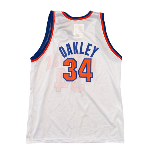 Champion 90’s New York Knicks Charles Oakley Home Jersey Sz XL