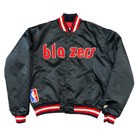 Starter 80's Portland Trail Blazers Satin Jacket Sz L