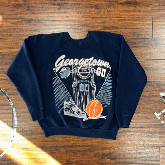 Tultex Georgetown Hoyas Crew Sz L