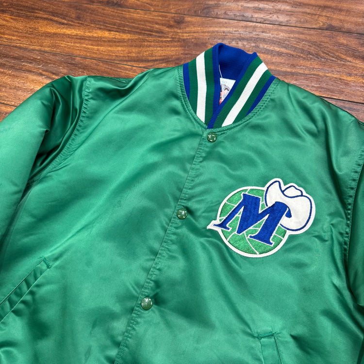 Starter 90’s Dallas Mavericks Satin Jacket Sz M