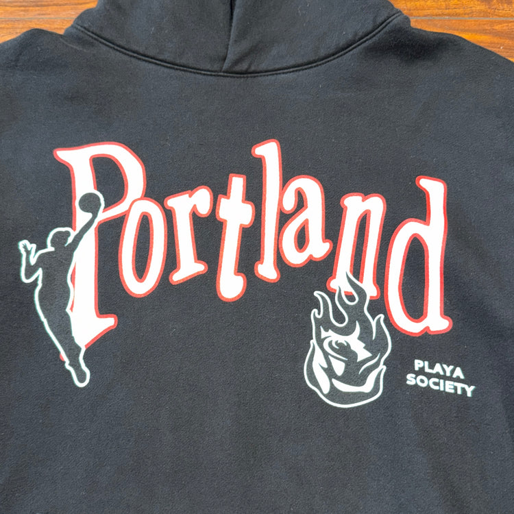 Playa Society Portland Fire Hoodie Sz L