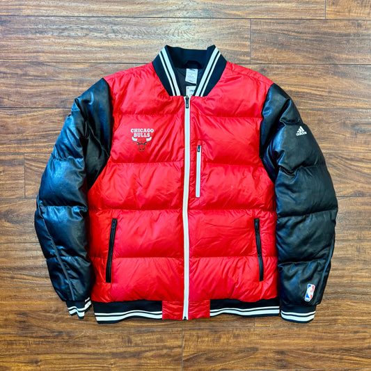 Adidas Bulls Puffer Jacket Sz 2X (Asia Sizing)