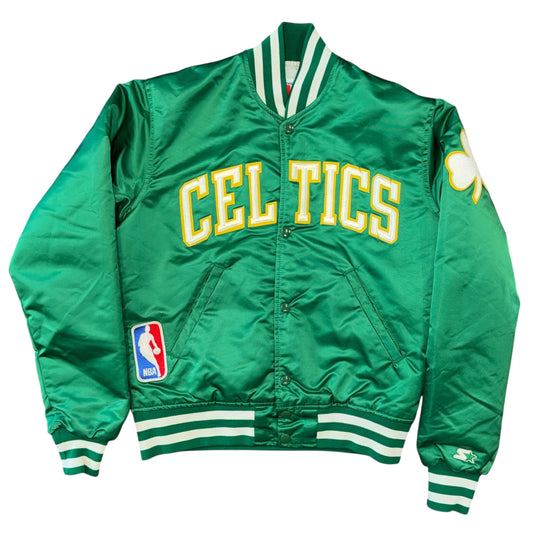 Starter 80’s Boston Celtics Satin Jacket Sz S