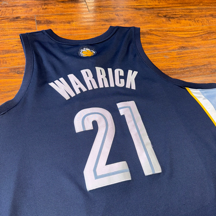 Reebok Memphis Grizzlies Hakim Warrick Jersey Sz 2X