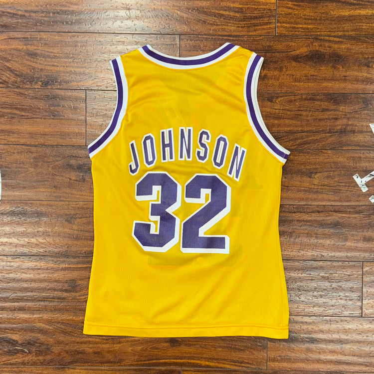 Champion Los Angeles Lakers Magic Johnson Jersey Sz S