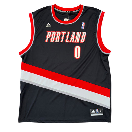 Adidas Portland Trail Blazers Damian Lillard Sz XL