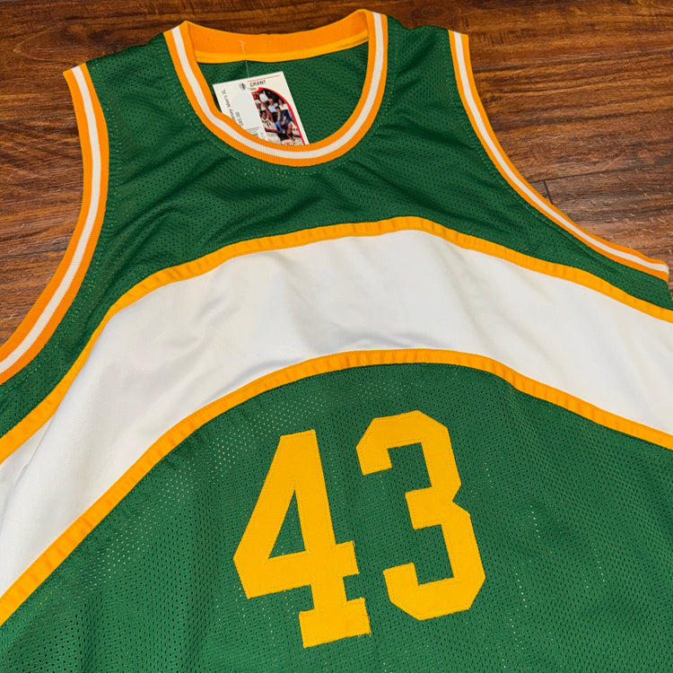 SIGNED Seattle SuperSonics Jack Sikma Jersey Sz XL