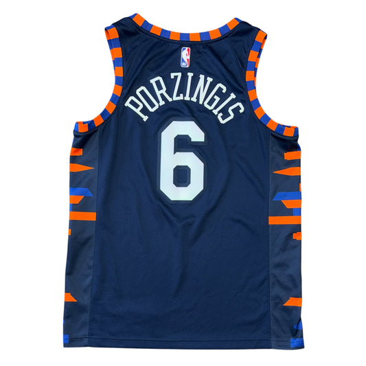 Nike Swingman 2018-19 City Edition New York Knicks Kristaps Porzingis Jersey Sz L