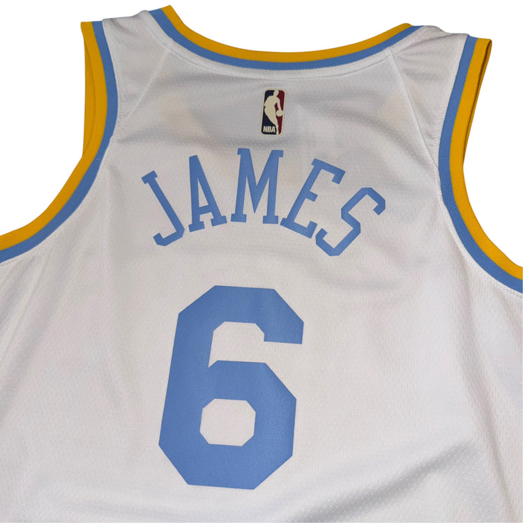 Nike Swingman 2022-23 Classic Edition Los Angeles Lakers LeBron James Jersey Sz M