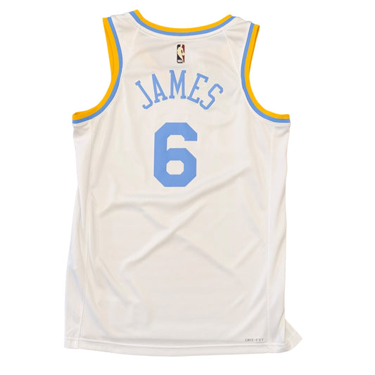 Nike Swingman 2022-23 Classic Edition Los Angeles Lakers LeBron James Jersey Sz M