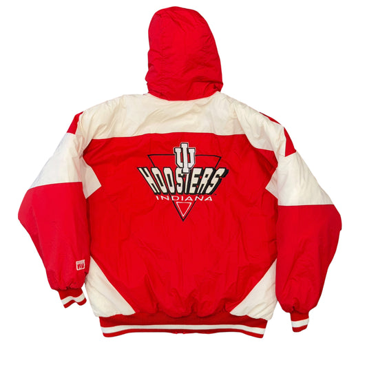 Starter 90's Indiana Hoosiers Puffer Jacket Sz L