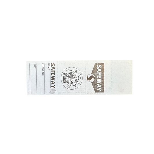 1977-78 Unused Blazers Playoff Ticket