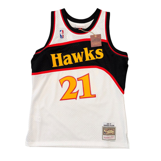 NWT Mitchell & Ness Atlanta Hawks Dominique Wilkins Jersey Sz L