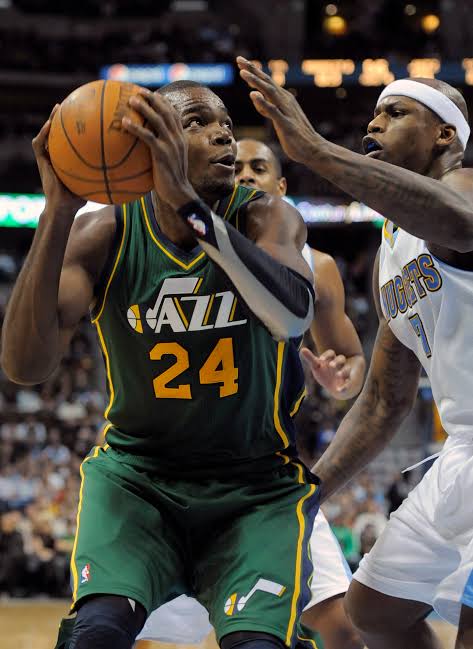 Adidas Utah Jazz Paul Millsap Alternate Jersey Sz M
