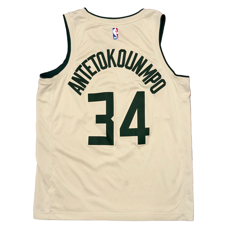 Nike Milwaukee Bucks Giannis Antetokounmpo City Edition Jersey Sz L