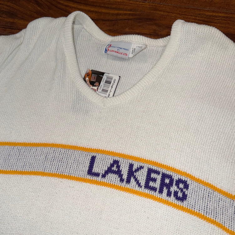 Cliff Engle 80’s Los Angeles Lakers Sweater Sz L