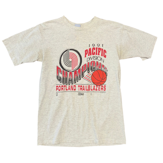 Salem Sportswear PAC 1991 Portland Trail Blazers Tee Sz L