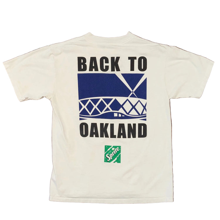 1997 Back To Oakland Warriors Tee Sz L