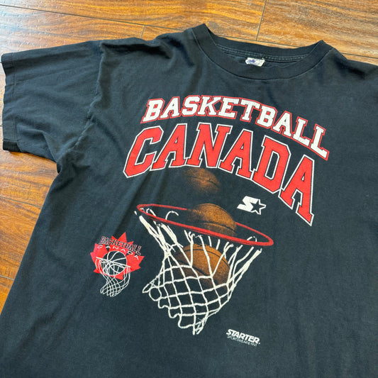 Starter 90's Canada Basketball Tee Sz XL