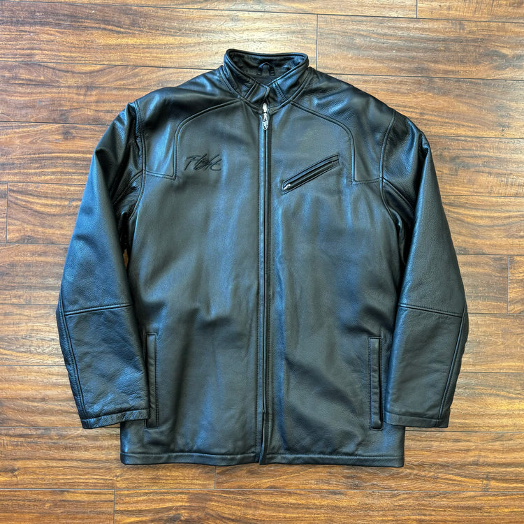 Nike 2003 Flight Leather Jacket Sz XL