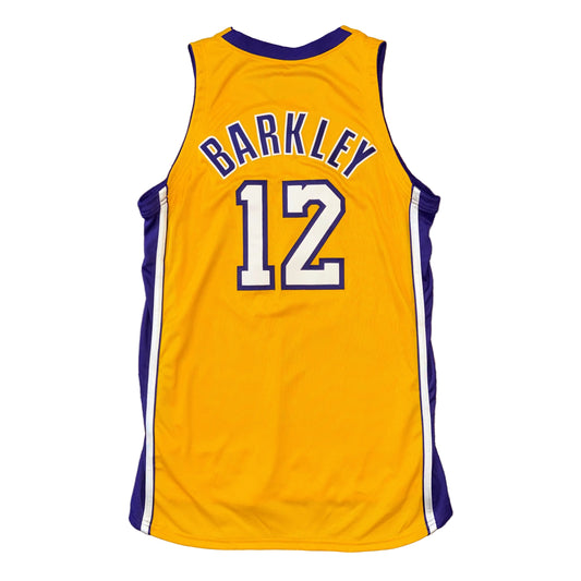 Nike '01 Los Angeles Erick Barkley Team Issued Lakers Jersey Sz XL