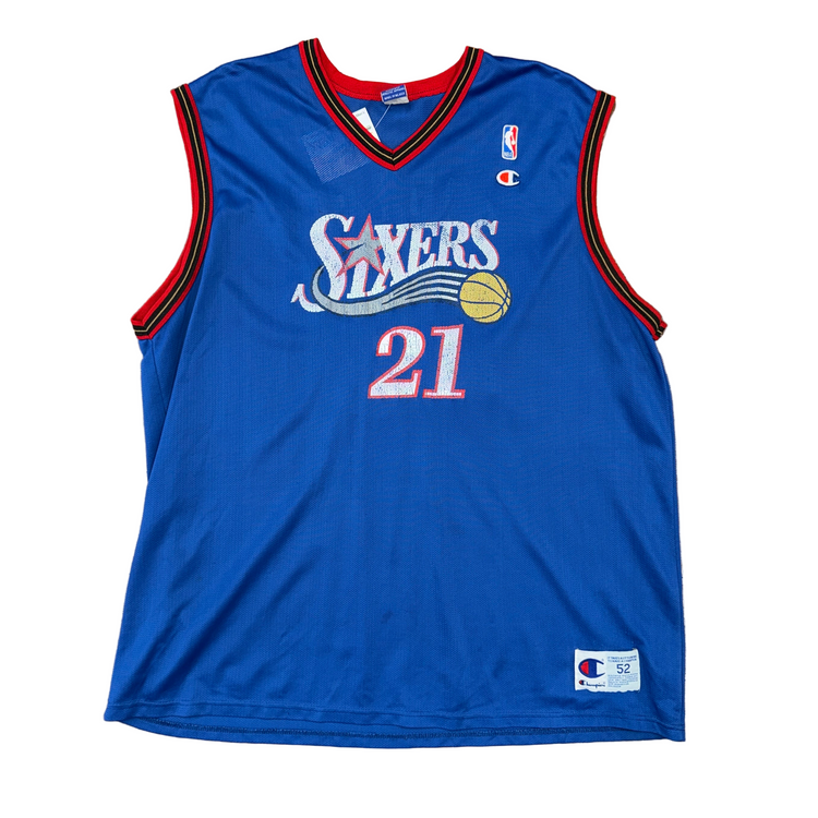 Champion Philadelphia 76ers Larry Hughes Jersey Sz 2X