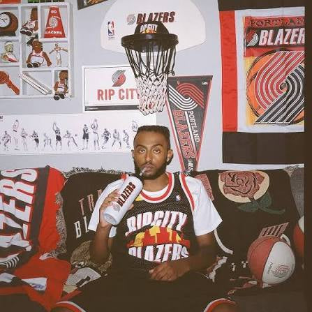 Mitchell & Ness Amine Portland Trail Blazers Jersey Sz M