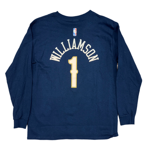 NWT New Orleans Pelicans Zion Williamson Long Sleeve Sz YL