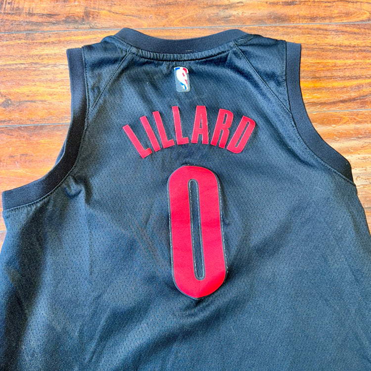 Nike Portland Trail Blazers Damian Lillard Jersey Sz YM