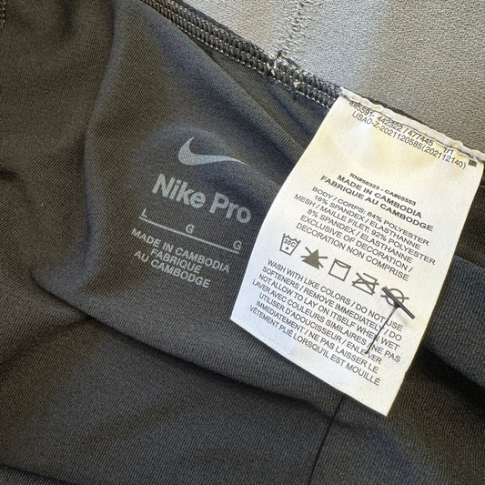 Nike Pro 3/4 Black/White Tights Men’s Multiple Sizes
